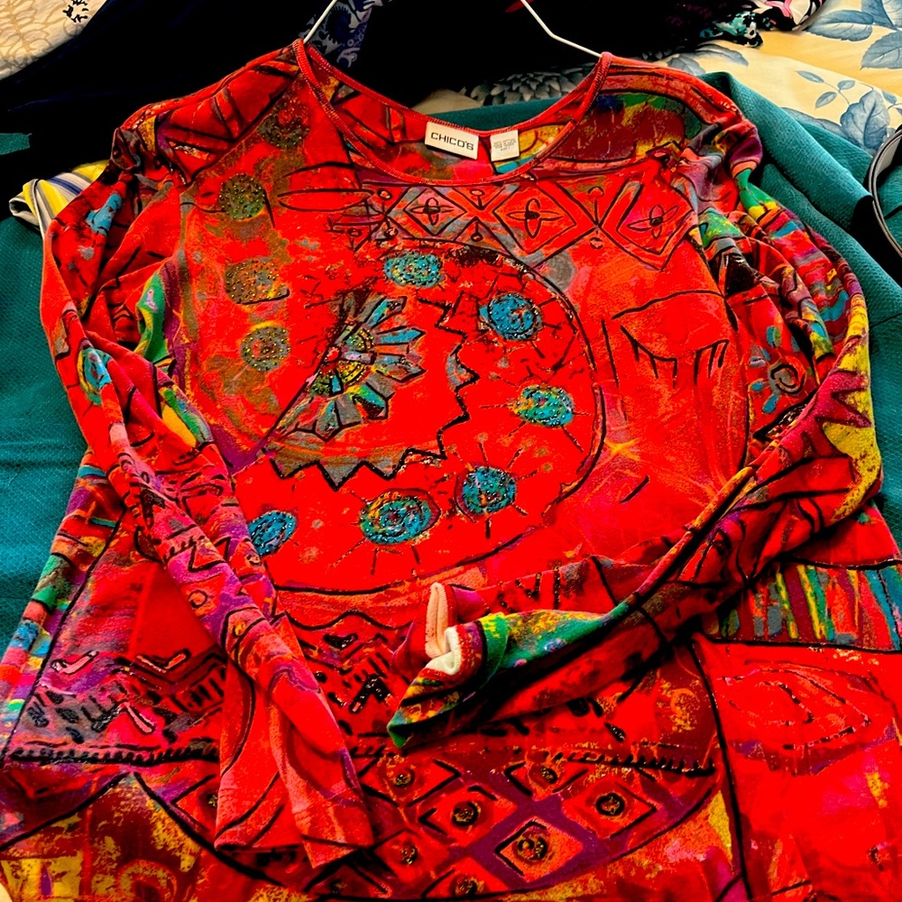 Lovely Chico’s knit top size 1
